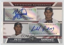 2007 Topps Co-Signers Yusmeiro Petit Anibal Sanchez #CS-PS Auto 0lm