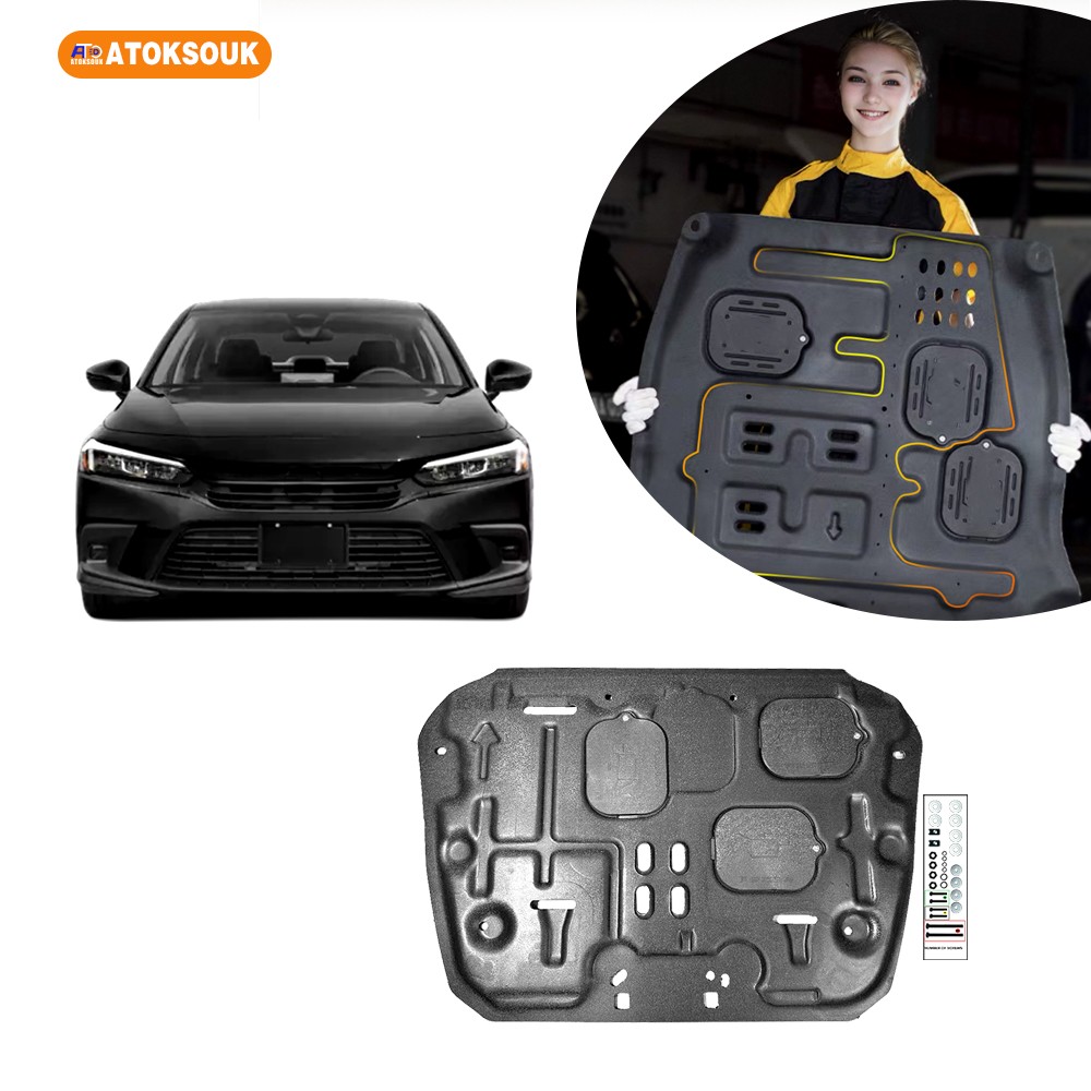 For Honda Civic 2022-2023 Heavy-duty Engine Shield Skid Plate Engine Cover