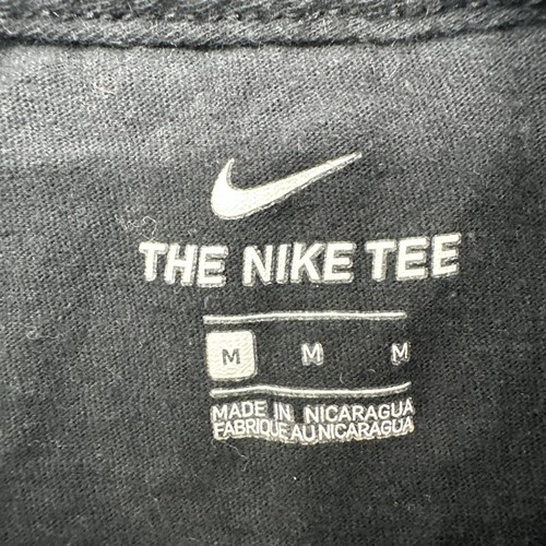The Nike Tee T-Shirt Girls M Black Graphic Print Logo Have A Nike Day ..#29625 - Picture 3 of 8