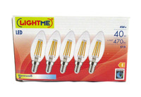 5Xlightme Led Leuchtmittel Kerze 4W=40W E14 470Lm Warmweiß 2700K 859313