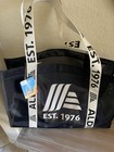 ALDI 50th Anniversary Mesh Tote Bag Black with EST 1976 on Cream Straps — photo 5