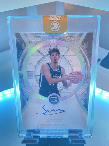 Ben Saraf #RA-BS 2025 Topps Three Rookie Autograph card