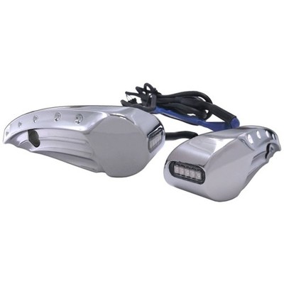 Covingtons Customs Chrome Dimpled Turn Signals - C1300-C