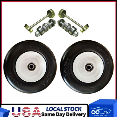 #ad #ad 2Pack Front Solid Wheel Tire No Flat Puncture For Exmark Lazer Toro 13x5x6 QP $128.00