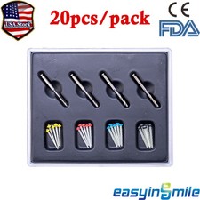 20Pcs Dental 65% Quartz Glass Resin Fiber Post Endodontic Root Canal Fiber Post