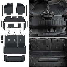 Floor Mats Cargo Mat Set for 2022-2025 Nissan Pathfinder 7/8 Seats Car Mat Ac...