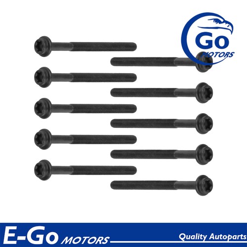 Set Of 10 Cylinder Head Bolts For Land Rover 2.0L 16V – Sport, LR2, Evoque, Range Rover (LR025253/LR097980)