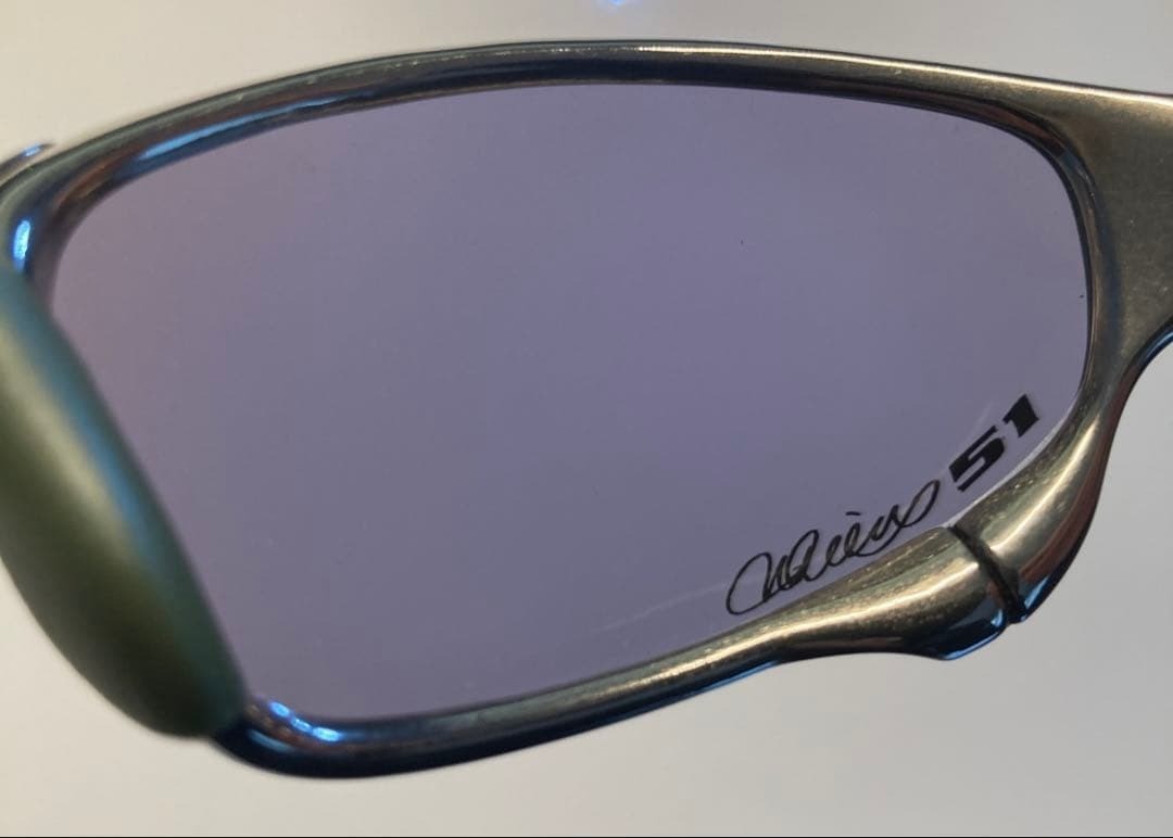 Oakley Juliet Ichiro Signature 3rd Generation X Metal Sunglasses Rare Vintage image 5