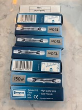 Image of 7 x CROMPTON TH150R7S J78 150W 78MM Linear Halogen Bulbs Floodlight BRAND NEW