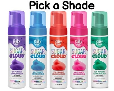 PUNKY COLOUR Sugar Cloud Semi-Permanent Foaming Hair Color (6 oz) - Pick a Shade