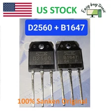 2SD2560 + 2SB1647 D2560 B1647 Pair Transistors NPN PNP 15A 150V 130W to-3p USA