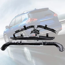 Radiator Core Support Bracket LH RH Upper Lower 5Pcs For Nissan 2014-2020 Rogue