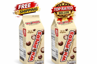 ( 2Pack) WHOPPERS The Original Malted Milk Balls, Movie Snack, Candy 12 oz...