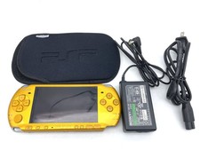 SONY PSP-3000 Console Yellow New Battery  Charger  Case  Memory Stick Tested