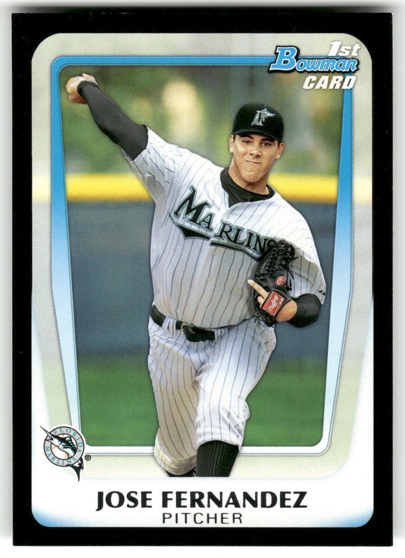LOT OF 6 Jose Fernandez Bowman Prospects BLACK #BDPP29 RC ROOKIE *FREE SHIP