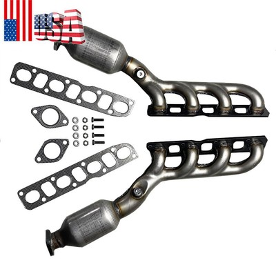 #ad #ad Pair Exhaust Manifold Catalytic Converter For 2004 2013 Nisan Titan Armada 5.6L $115.49
