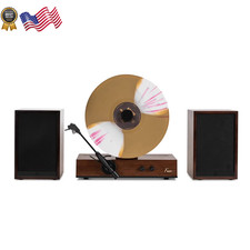 Fuse Audio GLD Vertical Record Player with Speakers FREE SHIP