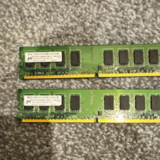 Micron 4GB (2x2GB) DDR2 SDRAM PC2-6400U 240-Pin DIMM Non-ECC MT16HTF25664AY-800J