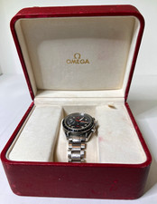 OMEGA Speedmaster Auto Chronograph Date Black Dial Steel Bracelet Box+Manual