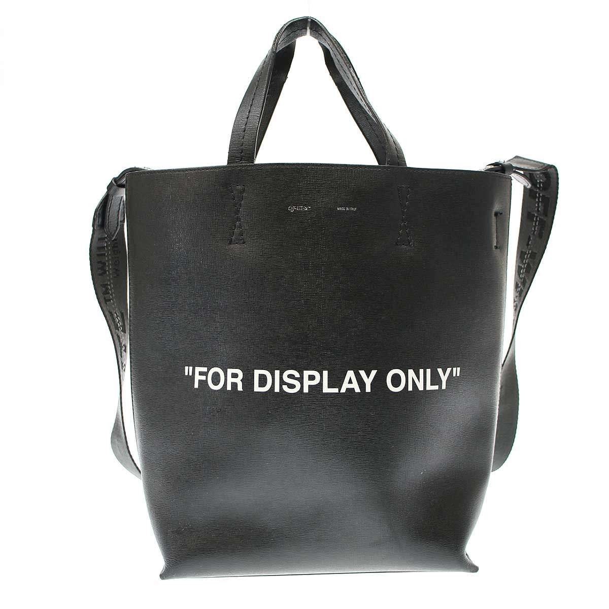 SAOLA Off White solo per esposizione borsa a tracolla a 2 vie Owna032S18423170 nera