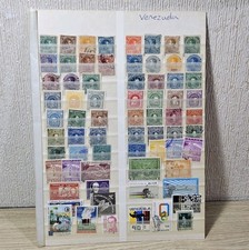  VENEZUELA EARLY POSTAGE STAMPS , JOB LOT,  MOUNTED MINT & USED