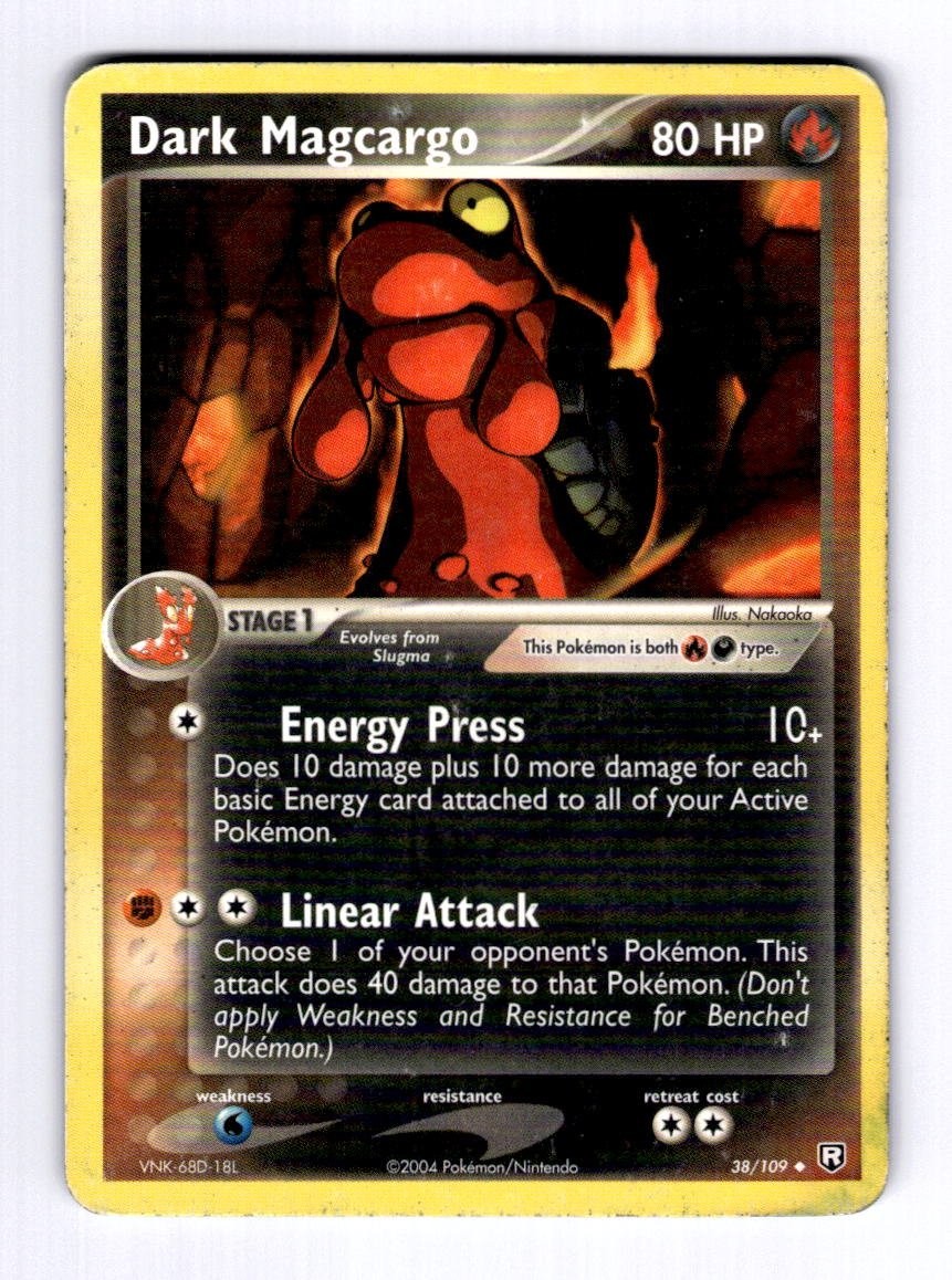 Dark Magcargo Team Rocket Returns #38 (2004) Uncommon MP Pokemon