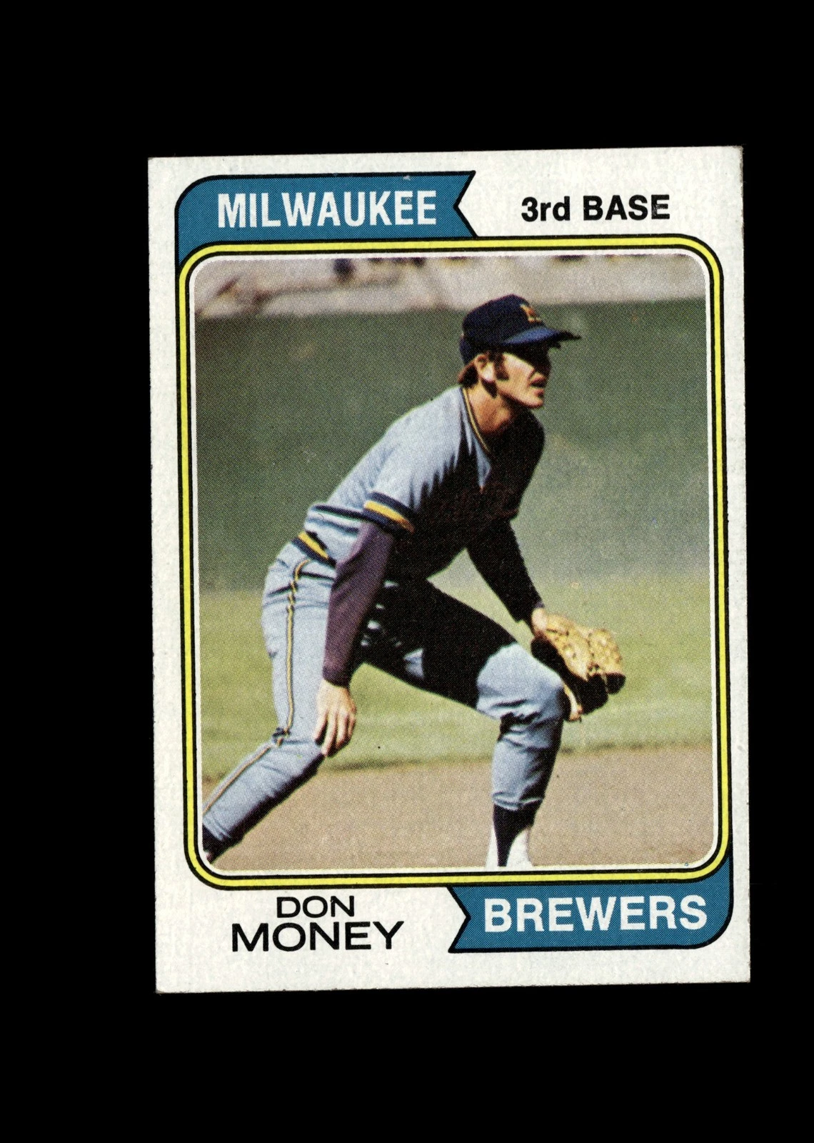 Don Money - 1974 Topps Baseball #413 - Milwaukee Brewers + FAST FREE Ship