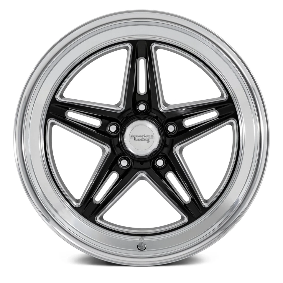 American Racing VN514 GROOVE Wheel 20x10 (6, 5x120.65, 72.6) Black Single Rim - Изображение 2 из 4