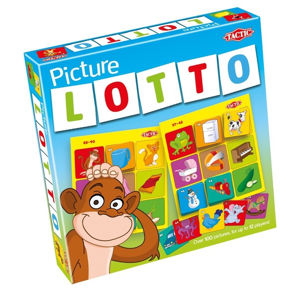 Tactic Picture Lotto Card Game Game Of Chance (Us Import)-image