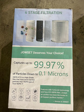 JOWSET Air Purifier for 3000 Sqft, H13 True HEPA Filter 24dB Sleep Mode 2