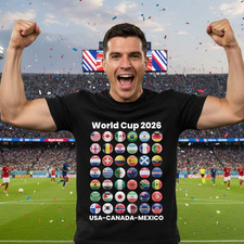 Soccer Shirt World Cup 2026 all Country Ball ...