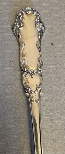 Antigua cuchara de recuerdo de plata esterlina estatua de la libertad NY cuenco grabado 5,75" - Imagen 2 de 9