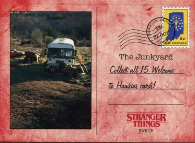 Stranger Things Upside Down Red [50] Welcome To Hawkins Chase Karte HWK-15 The Ju