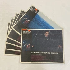 1981 AMERICAN WEREWOLF IN LONDON ORIGINAL 11x14 LOBBY SET 6 OF 8 CARDS LANDIS