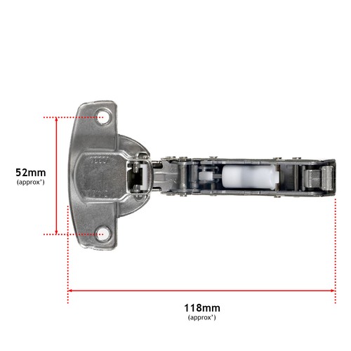 HETTICH Küchenzeile Scharnier Sensys 110 mit Soft Close vernickelt 52 x 5,5 - Bild 2 von 12