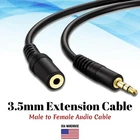 3.5mm Male to Female Audio Cable 3ft 6ft 10ft 25ft 50ft 75ft 100ft Extension Lot