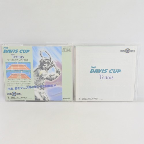PC Engine SCD THE DAVIS CUP TENNIS Spine * pe - Picture 2 of 2