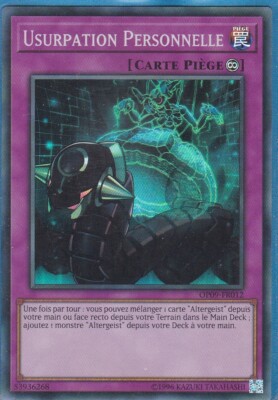 Yu-Gi-Oh! Persönliche Usurpation OP09-FR012 OTS 9 Super Rare UNAUFFINDBAR NEU!!