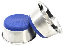 Bonka Bird Toys 3422 Pk2 10 oz Heavy Rubber Non-Slip Bowl Dog Animal Food Water