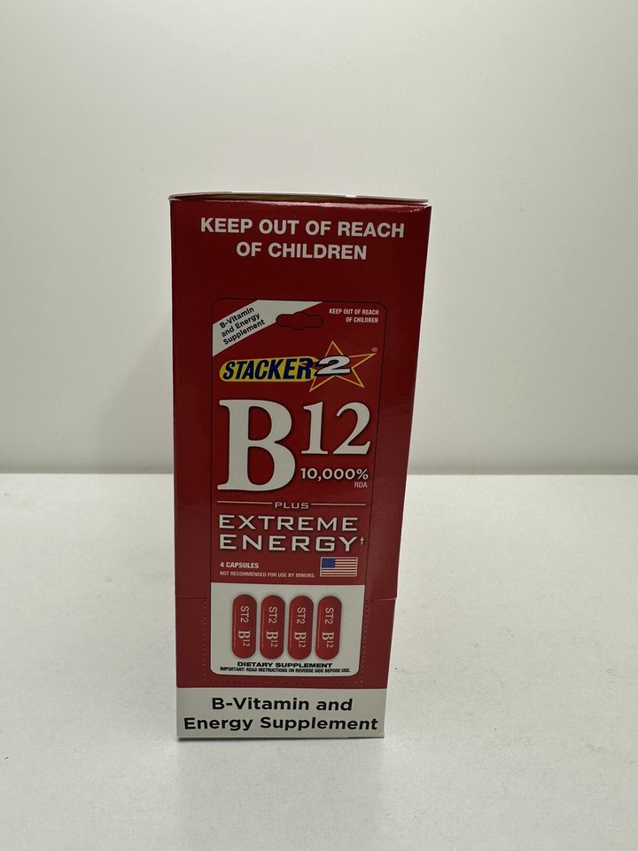 B12 Extreme Energy + RDA 10,000% (24 CARDS) 4ct BOOST ENERGY 96 ...