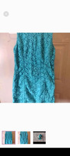 Talbot's Dress, Beautiful Blue, Women's size 10,w EARRINGS & FREE THANK YOU GIFT