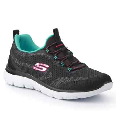 SKETCHERS Damen bequem leicht Slipper SUMM NNT Walking Sport Sneaker - UK 3-8