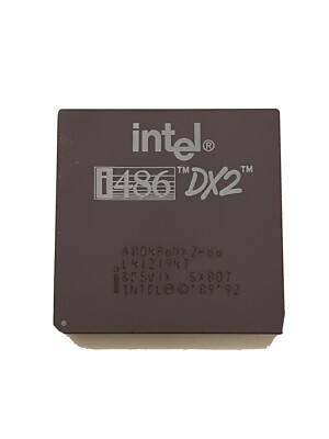 Vintage intel i486DX2 Prozessor Chip 80486