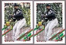 Luis Robert 2021Topps Holiday Code 426 Photo Variation Lights & Base HW128 LOT