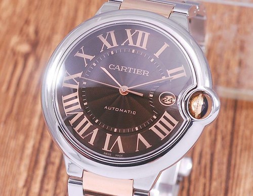 Cartier Ballon Bleu 42mm Chocolate Dial 