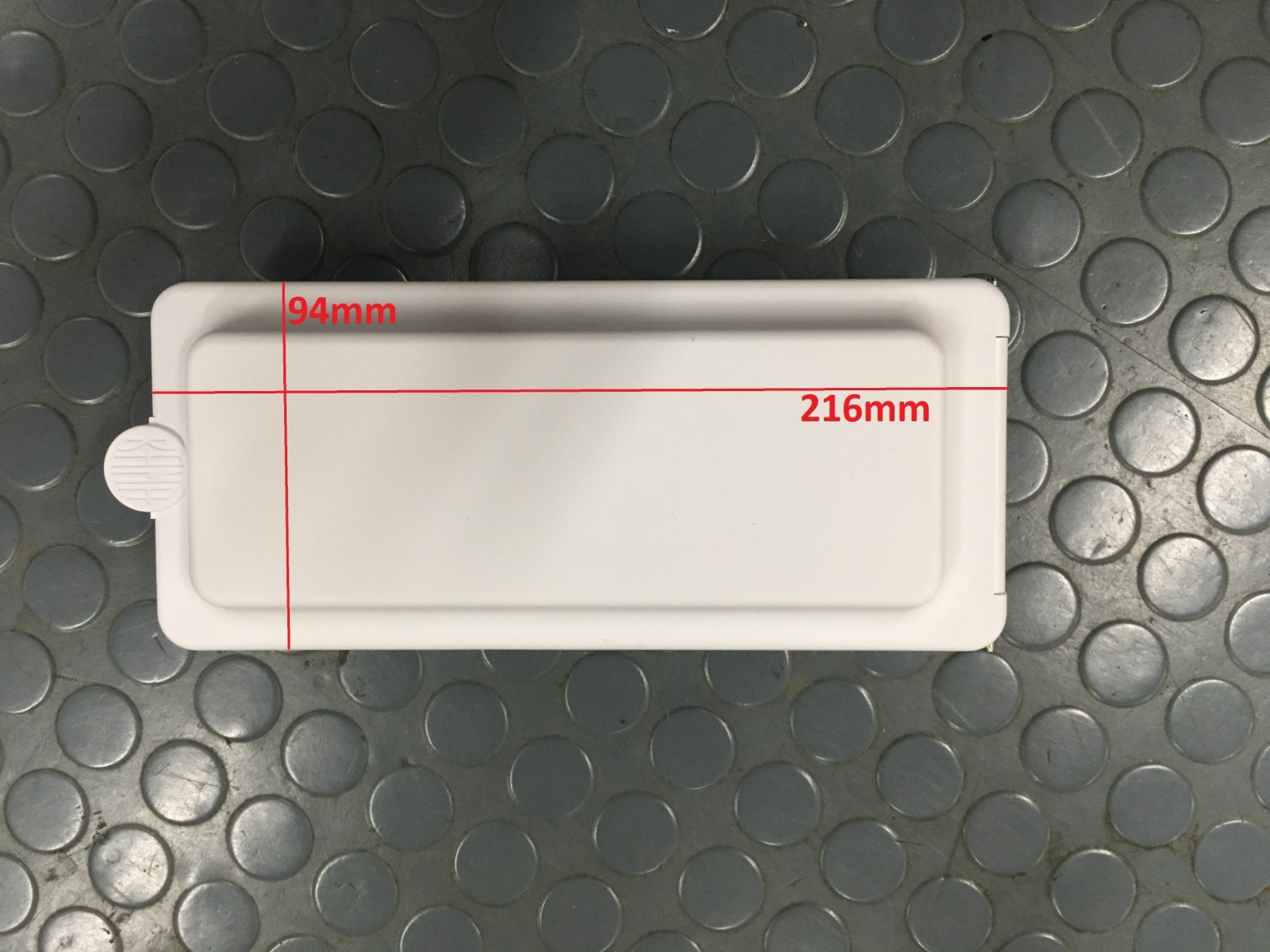 MOTORHOME & CARAVAN REICH EXTERNAL SHOWER SUPPLY LID & BASE SHELL IN WHITE