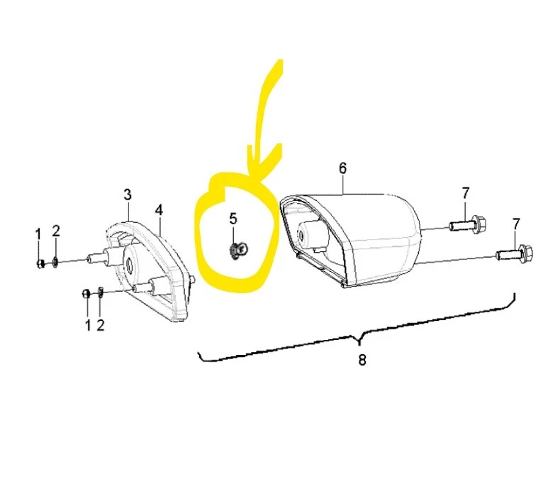 🌟Bombilla de luz trasera LED ultra brillante para Polaris Scrambler 90 2001-2003 ⬆️Visibilit Foto 3 de 4