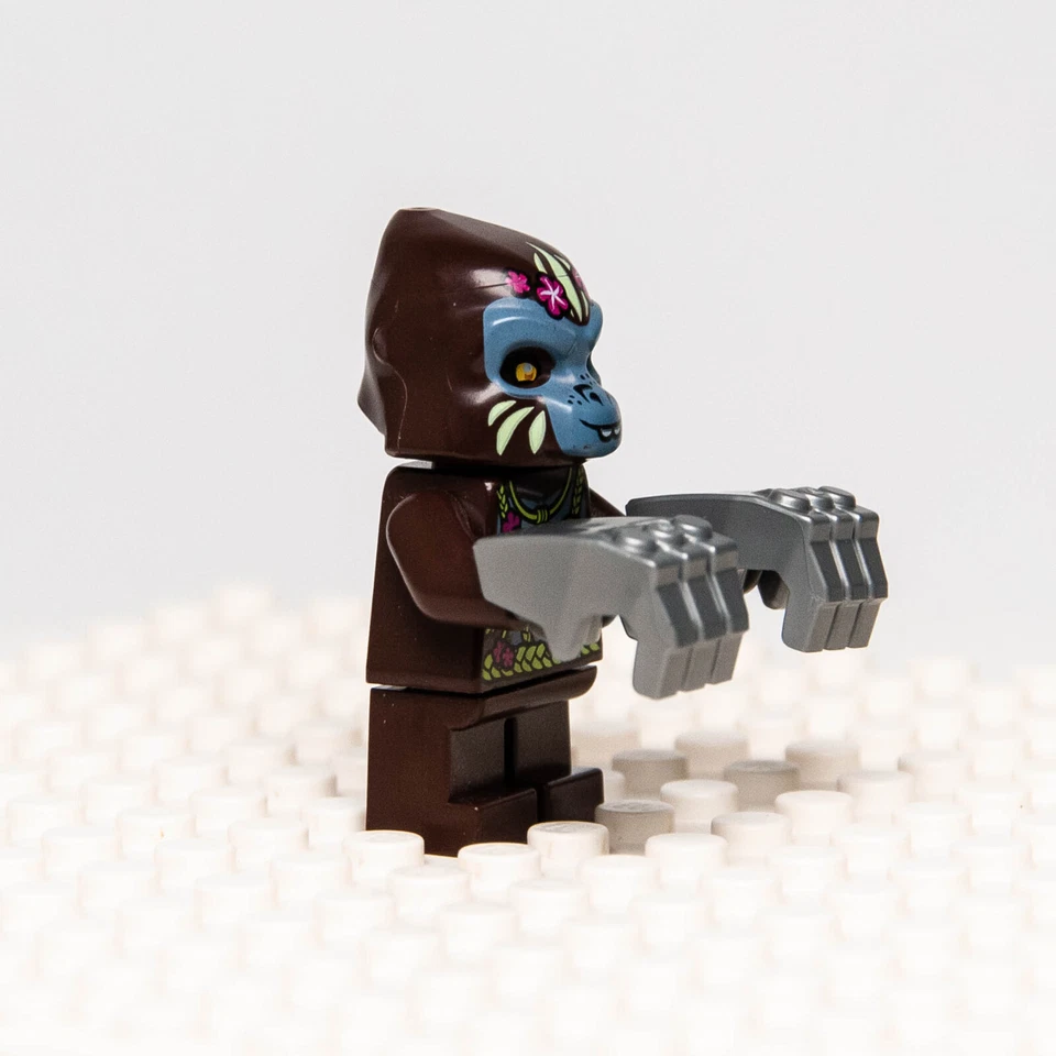 LEGO Chima Gorila Minifigura - G'Loona (loc036) con Puños de Plata Foto 4 de 4
