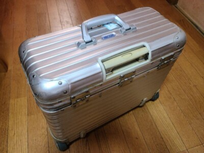 RIMOWA PILOT TROLLY 36L Silver Aluminium 2-wheels Carry Case