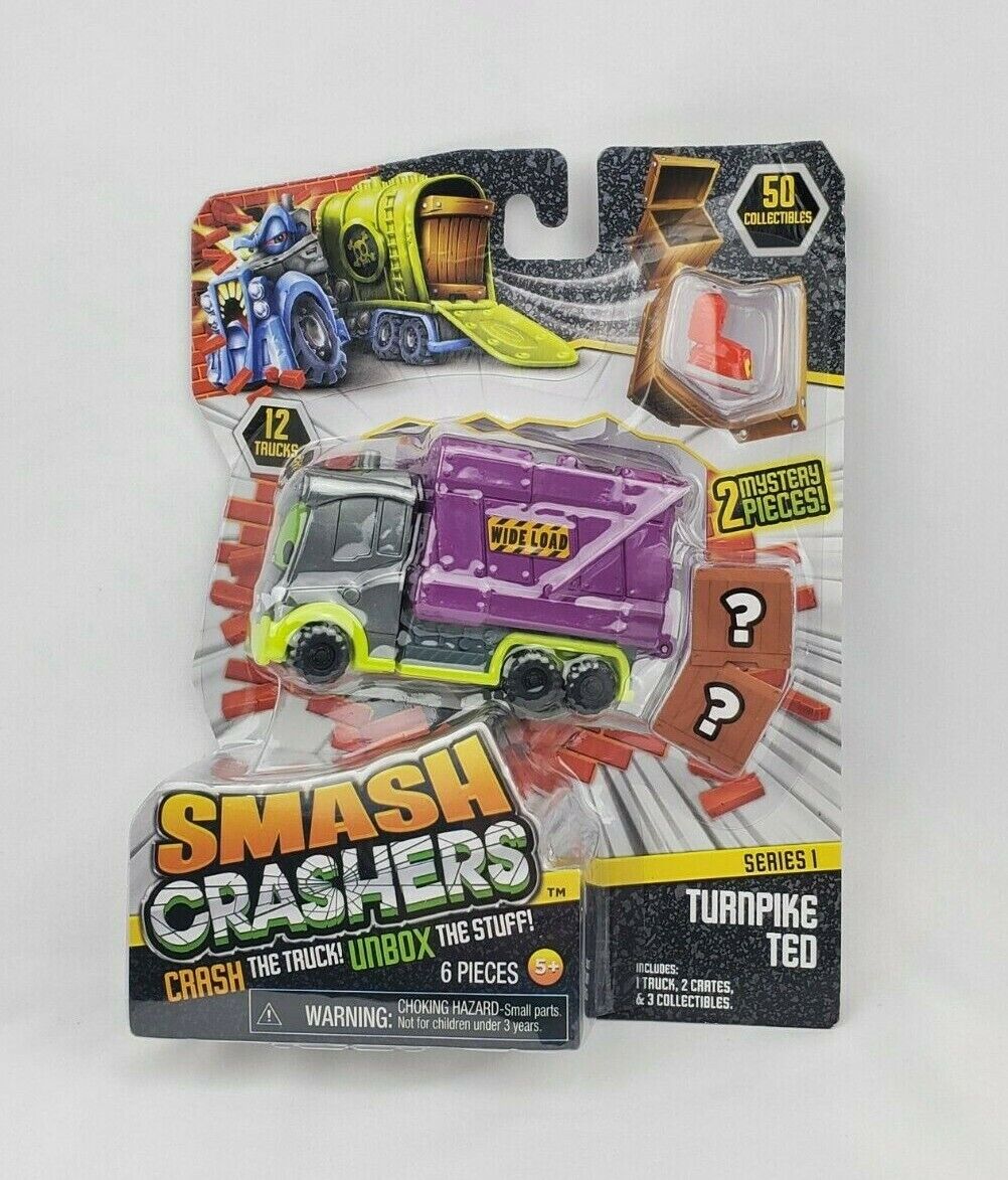 Smash Crashers, Toys, Smash Crashers Turnpike Ted Mystery Series Crash  The Truck Unbox The Stuff